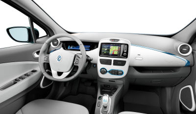 
Dcouvrez l'intrieur de la Renault ZOE (2013).
 