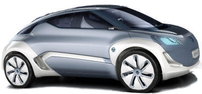 
Prsentation du design extrieur de la Renault Zo Z.E. Concept.
 